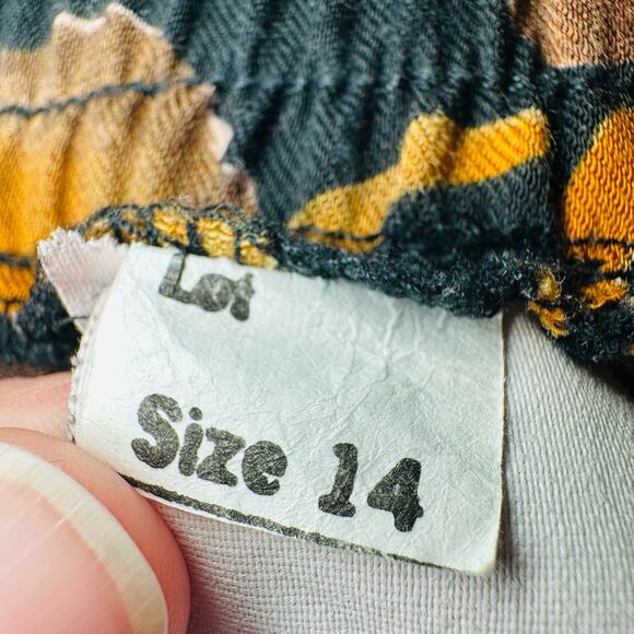 Kathie Lee Vintage Vintage Dark Academia Floral Cottagecore Pleated Skirt 14 - Picture 5 of 6